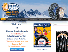 Tablet Screenshot of glacierchain.com